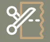 Cutting & Sewing Clothing Production Icon